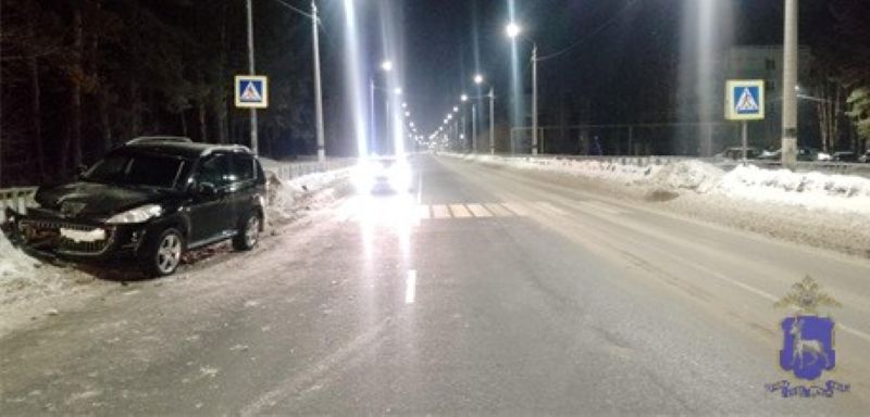 В Юго-Западном районе молодой водитель «влетел» в ограждение