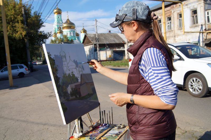 В Сызрани стартовал VIII Православный пленэр «Живые родники»