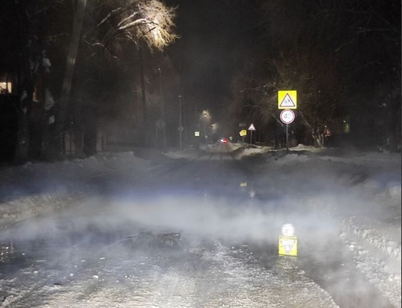 В «Сызраньводоканале» отреагировали на текущие по улице ручьи