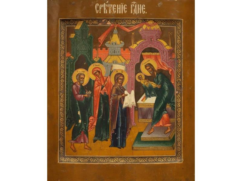 Самарцев познакомили со старинной иконой Сызранской школы