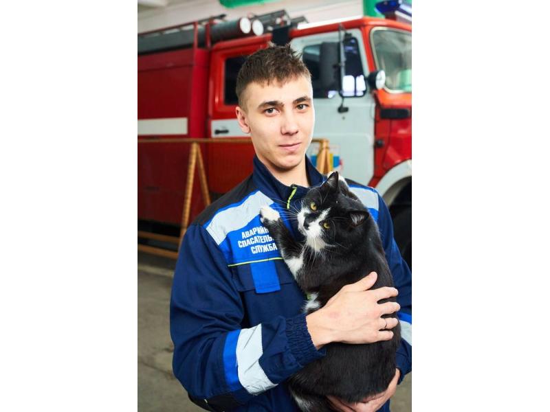 В муниципальной пожарной охране Сызрани трудится особый «сотрудник»