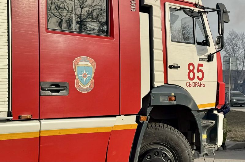 Житель Сызрани, запертый в горящем доме, успел набрать 112