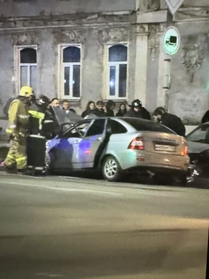 На аварийном перекрестке в центре Сызрани произошло жесткое ДТП
