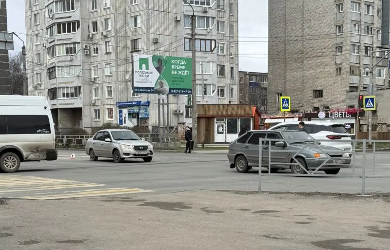 Легкое касание, а сколько проблем: очередное ДТП на перекрестке в Сызрани