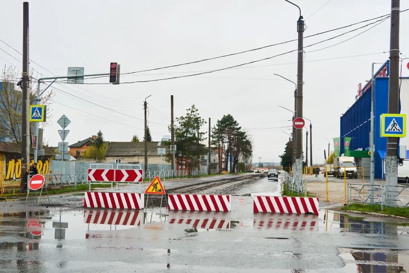 В центре Сызрани внезапно перекрыли дорогу на три месяца