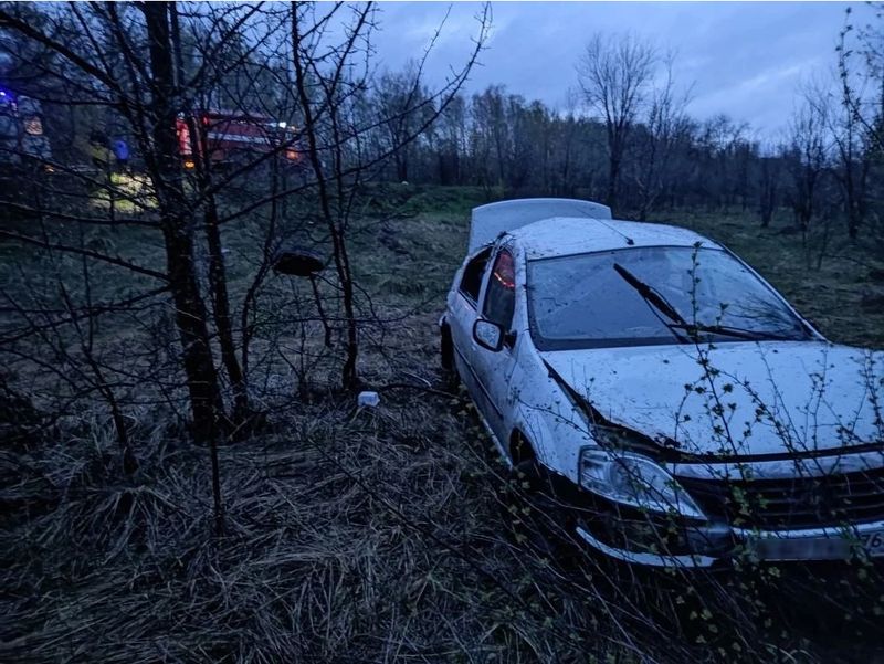 Иномарка в кювете, раненые - в больнице: на месте ДТП в Октябрьске работали медики, спасатели и полиция