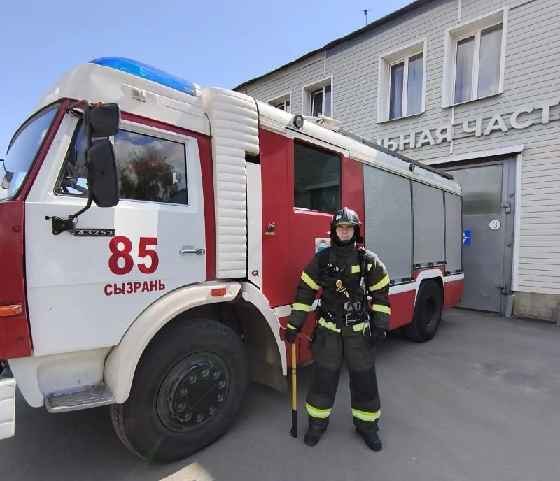 Пожарный из Сызрани Виктор Парамонов признан лучшим огнеборцем Самарской области