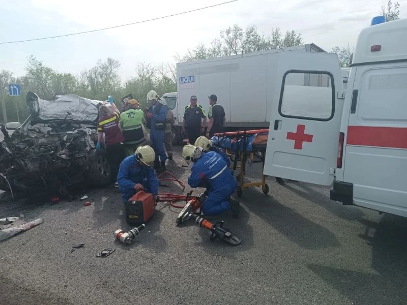 На трассе М-5 в Самарской области произошло серьезное ДТП