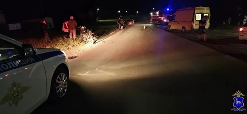 На дороге под Сызранью байкер столкнулся с мальчиком