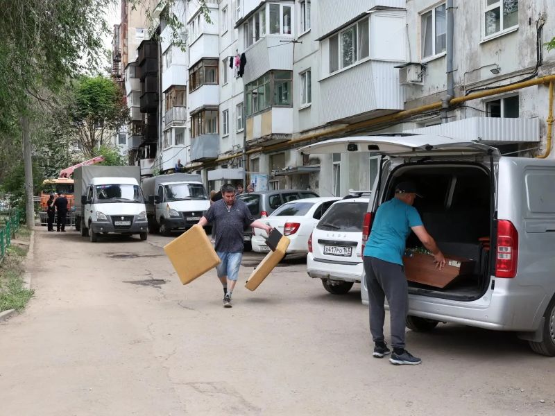 В Самаре началось расселение многоквартирного дома, пострадавшего во время пожара