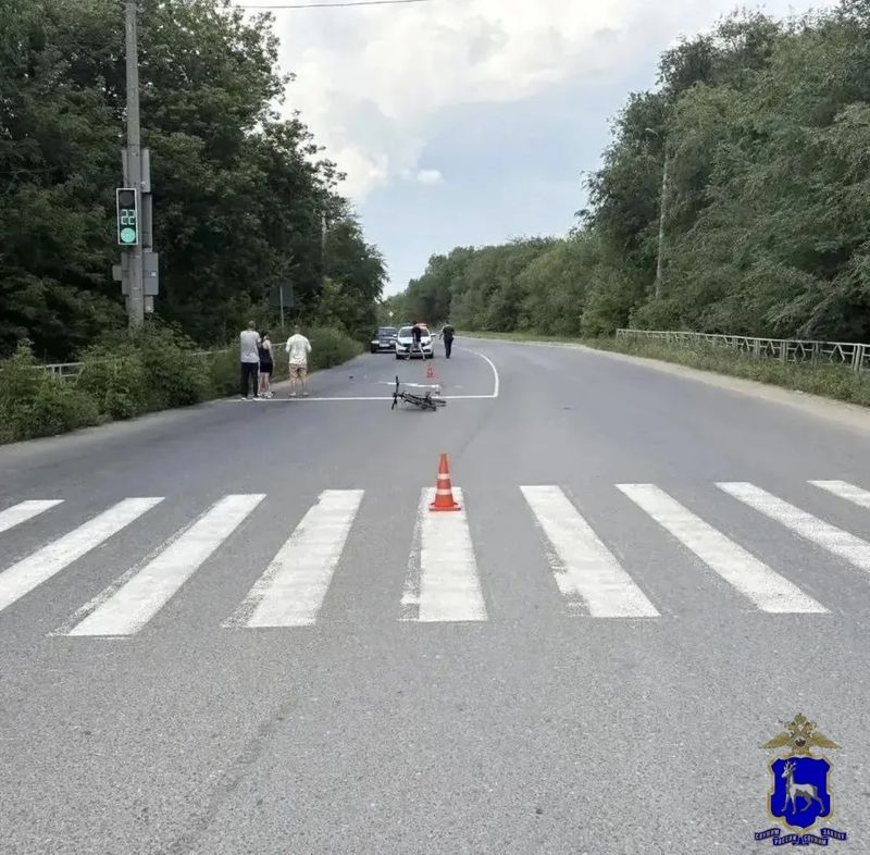 Сбитого в Сызрани мальчика-велосипедиста госпитализировали