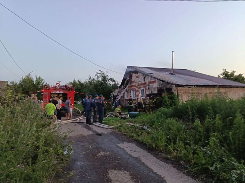Стали известны подробности пожара в поселке Металлистов в Сызрани