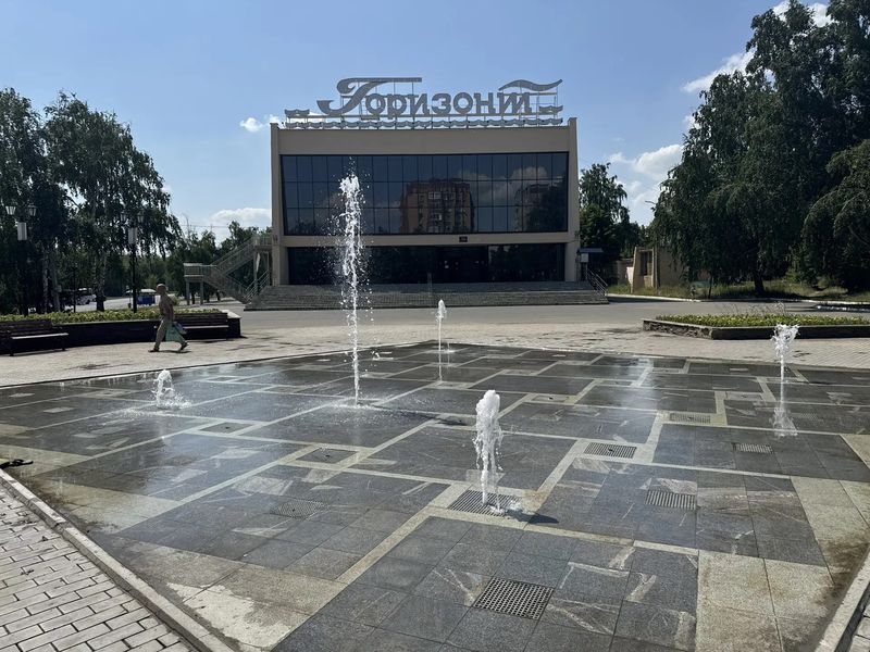 «Спящий красавец»-фонтан у ДК «Горизонт» наконец заработал