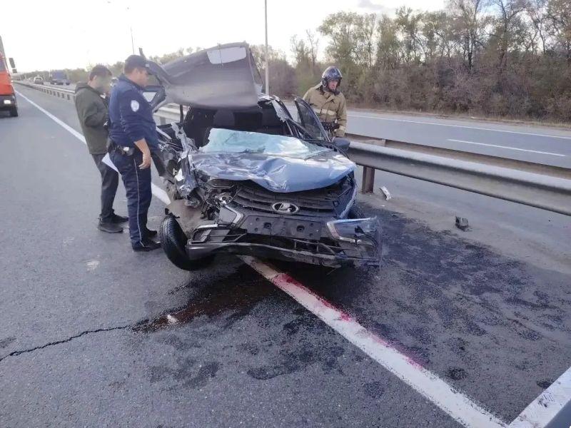 На трассе М-5 в Самарской области оказали экстренную помощь пострадавшему в ДТП