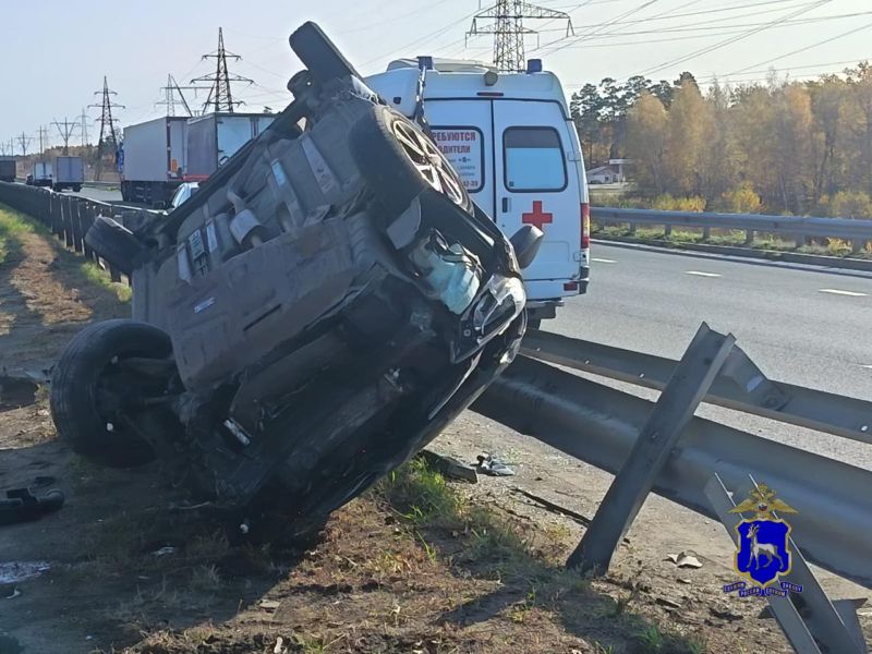 На трассе М-5 в Самарской области произошло два наезда транспорта на препятствия