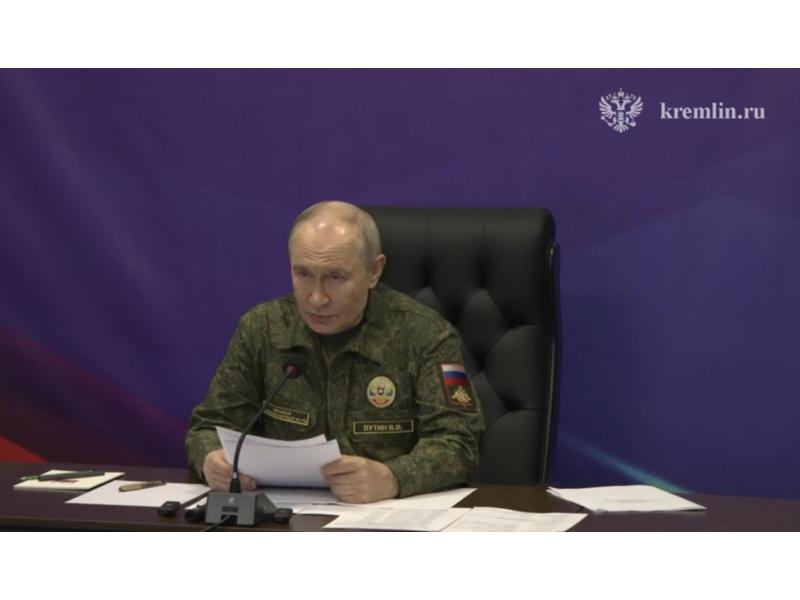 Владимир Путин: «Под контролем Киевского режима остаётся чуть больше 10% территории Донецкой Республики»
